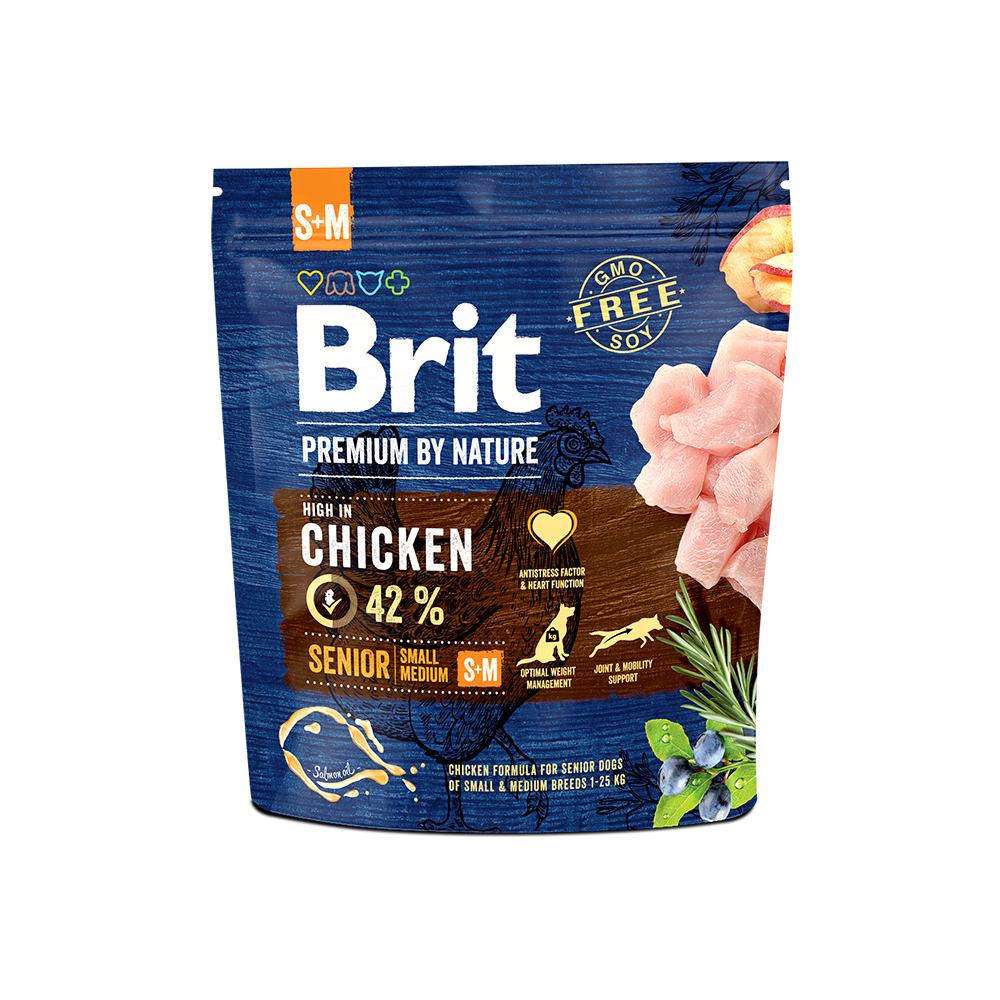 BRIT Premium by Nature, Senior Small & Mid - 1kg