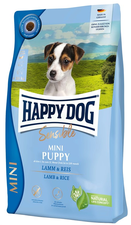 Happy Dog Sensitive Mini Puppy Lamb & Rice 4 kg