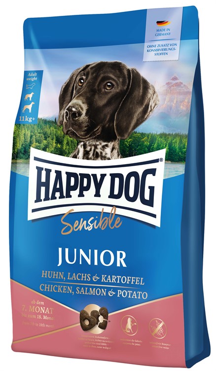 Happy Dog Sensible Junior Salmon & Potato 4 kg