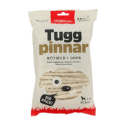 Dogman Tuggpinnar Rullade 100p Vit 12,5cm