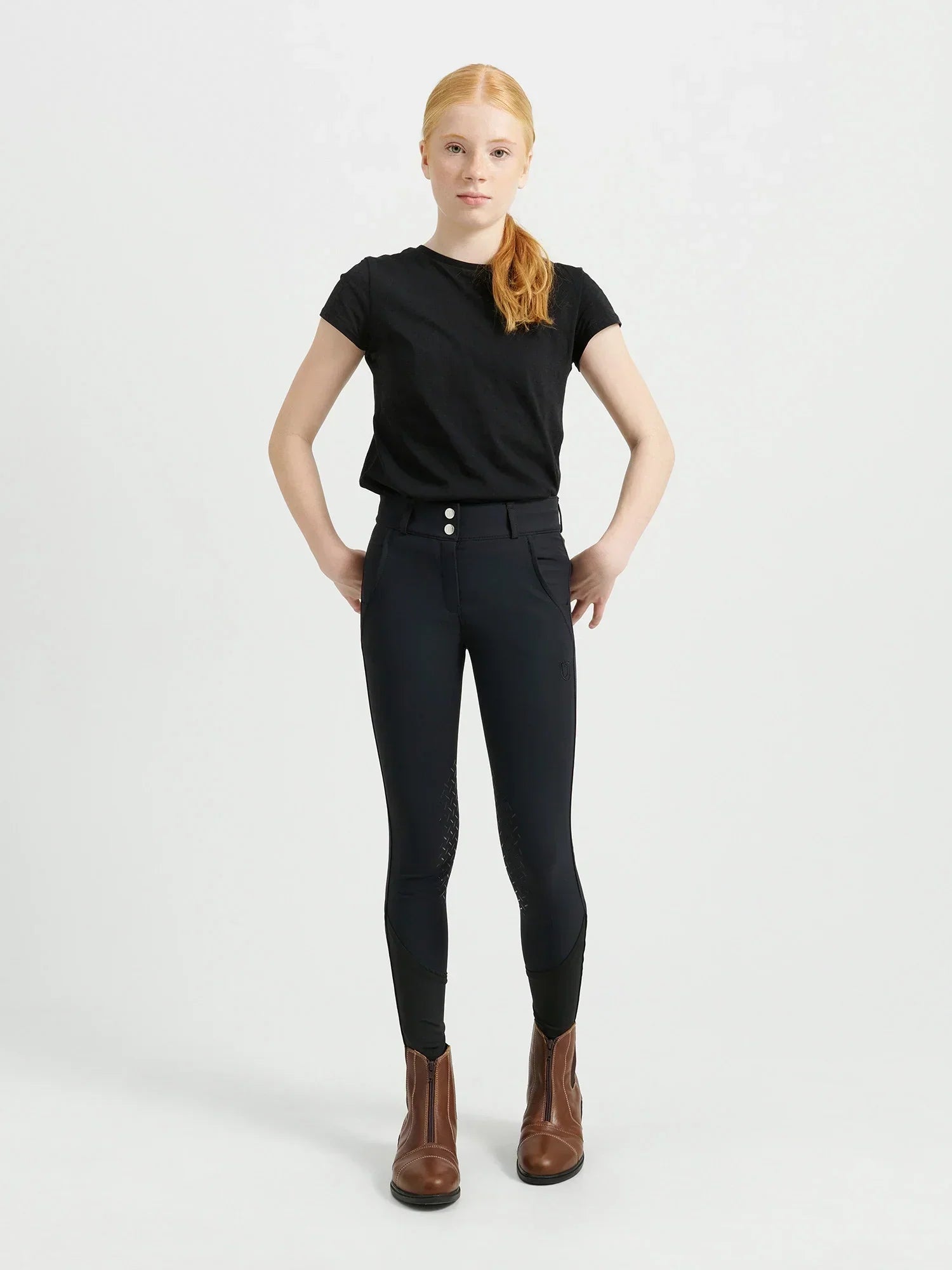 Jacson Barn/Junior Rigmor Ridbyxa Knäskodd Svart