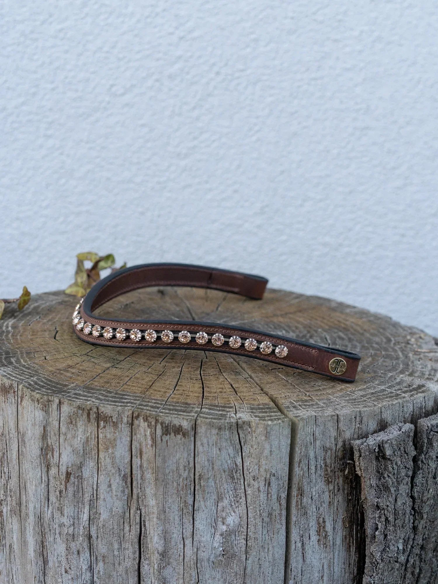 Jacson Pannband Kristall Rosé Brun