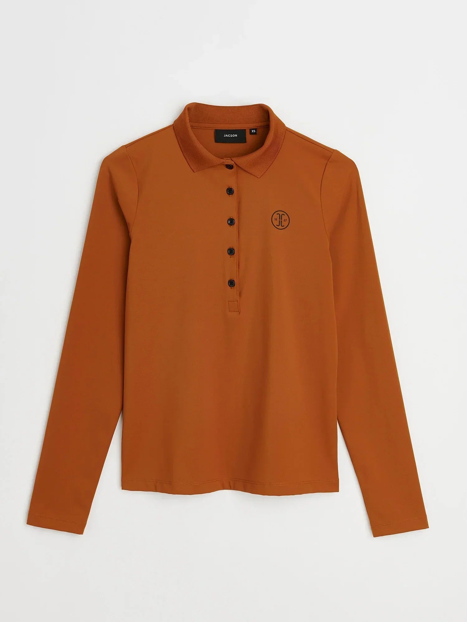 Jacson Ylva Långärmad Piké Caramel Café
