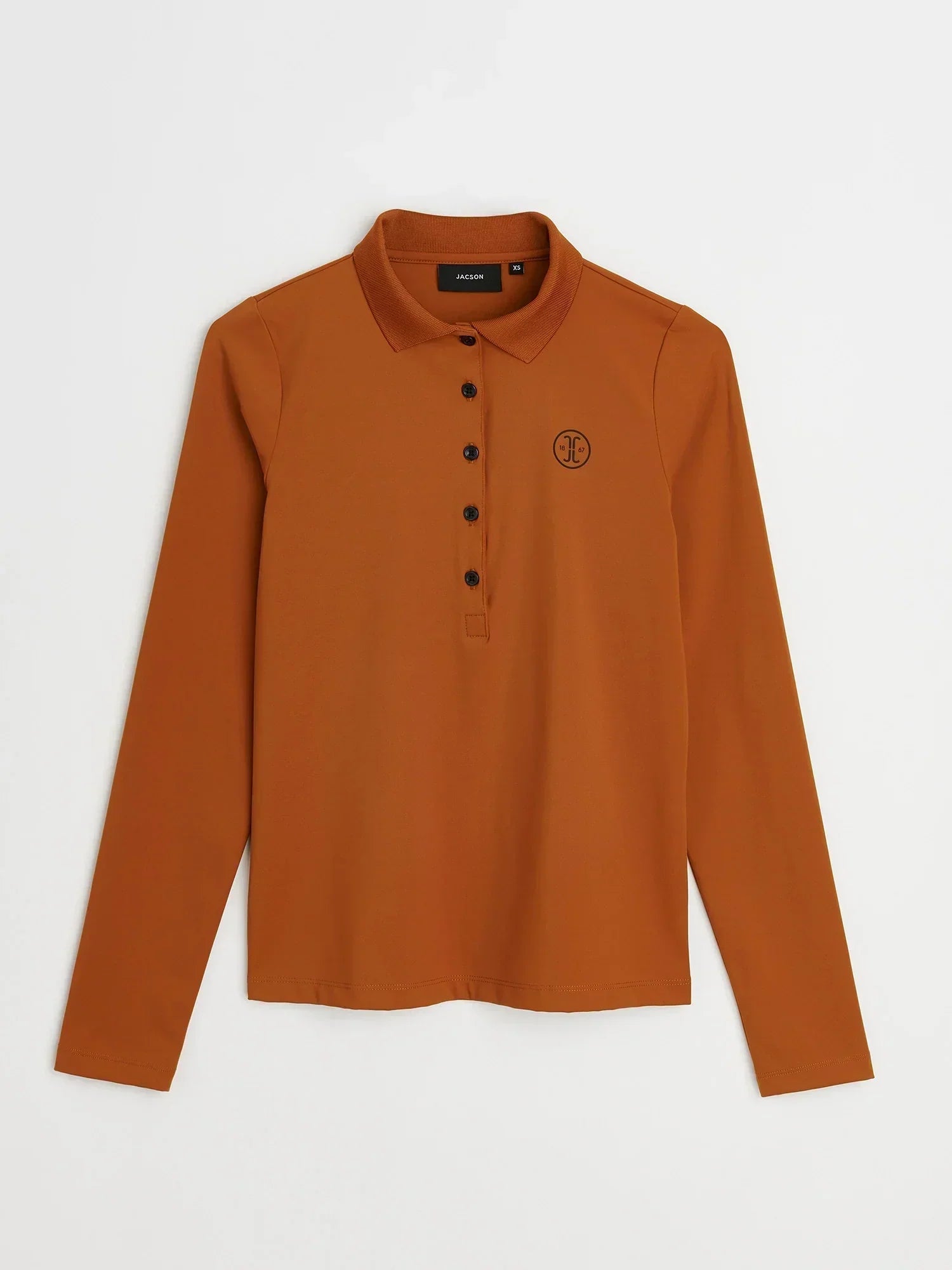 Jacson Ylva Långärmad Piké Caramel Café