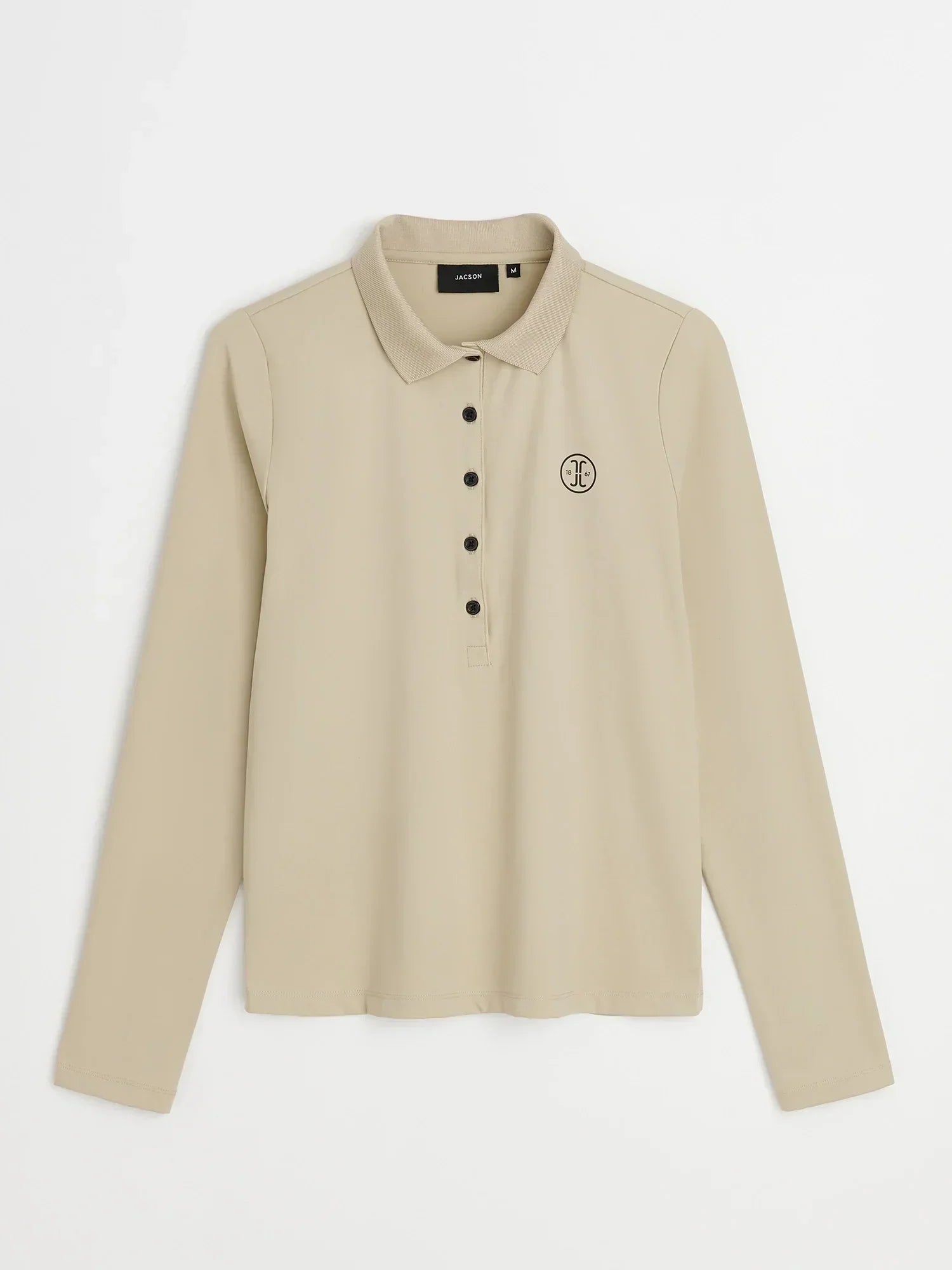 Jacson Ylva Långärmad Piké Beige