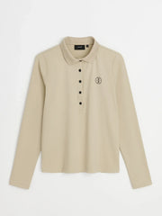 Jacson Ylva Långärmad Piké Beige