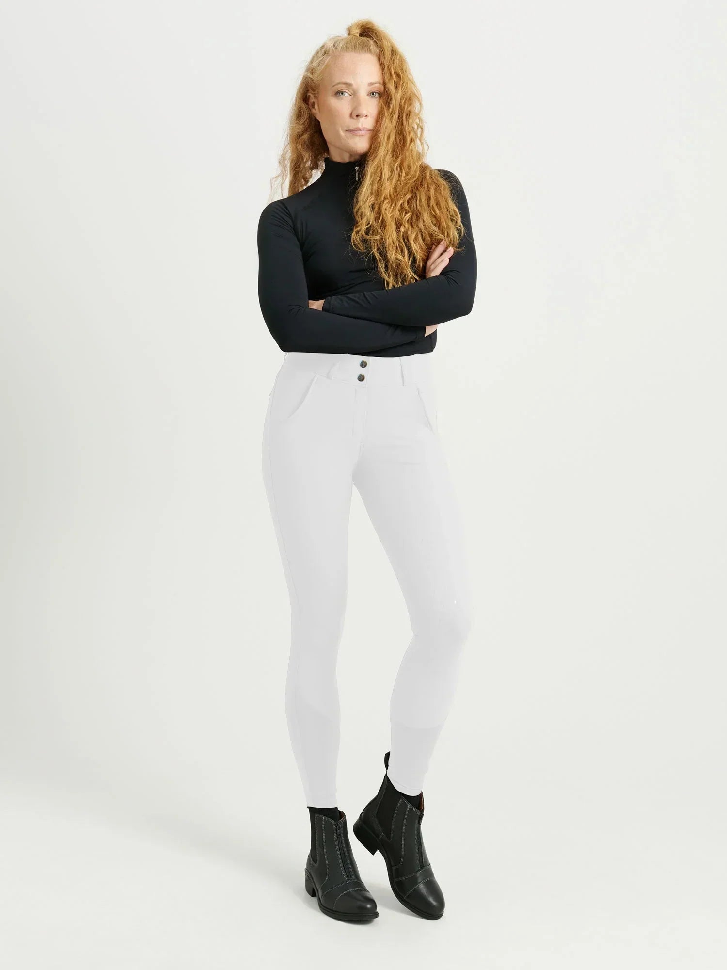 Jacson Rigmor Ridbyxa Helskodd Vit