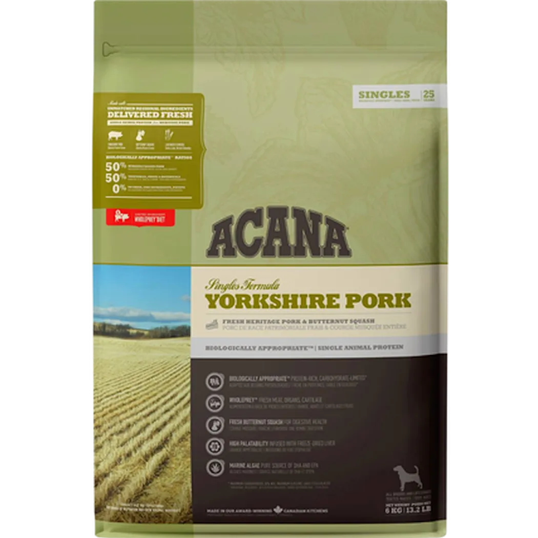 Acana Dog Singles Yorkshire Pork 6 kg