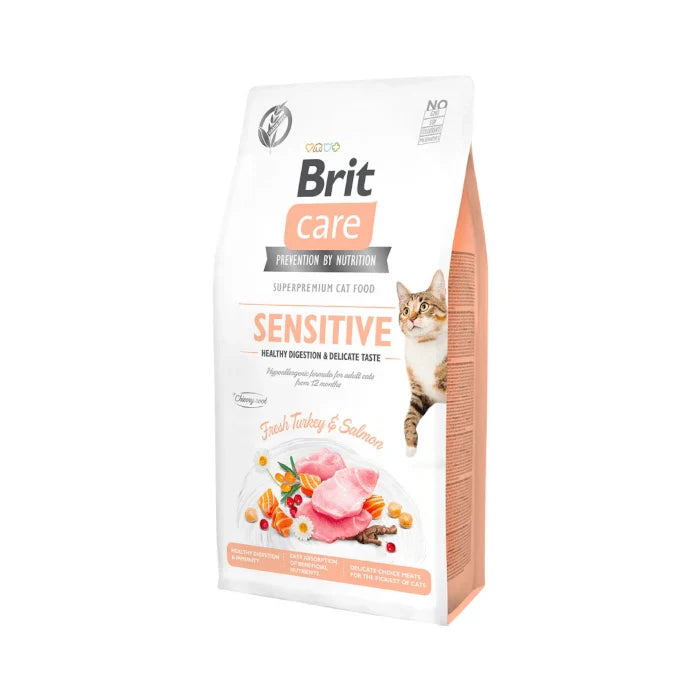 Brit Care Cat Grain Free Sensitive Healthy Digestion & Delicate Taste 400g
