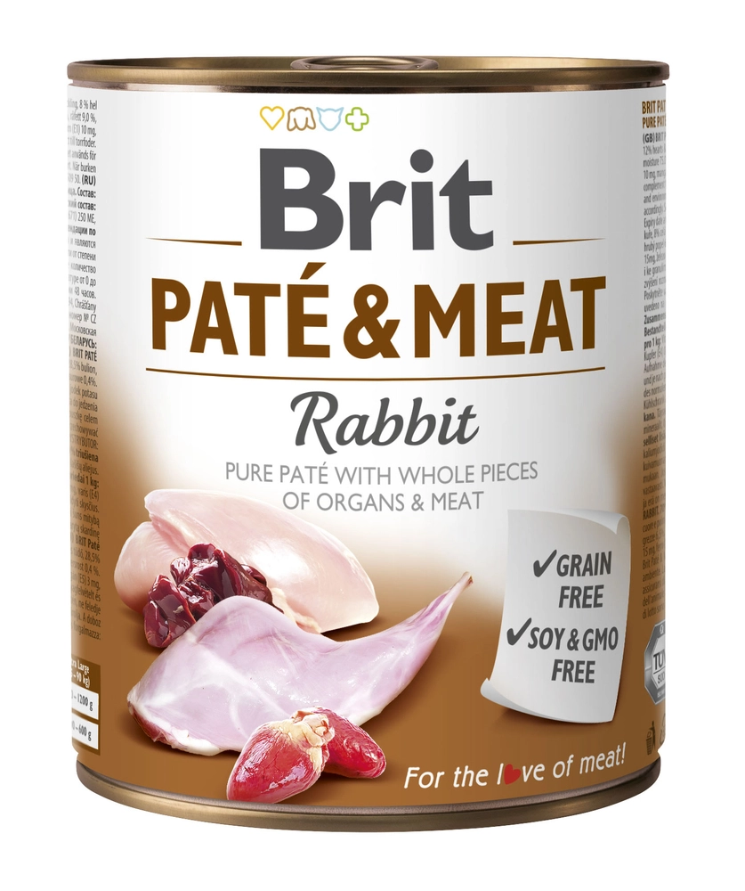 Brit Care Dog Adult Paté & Meat Rabbit 800 g