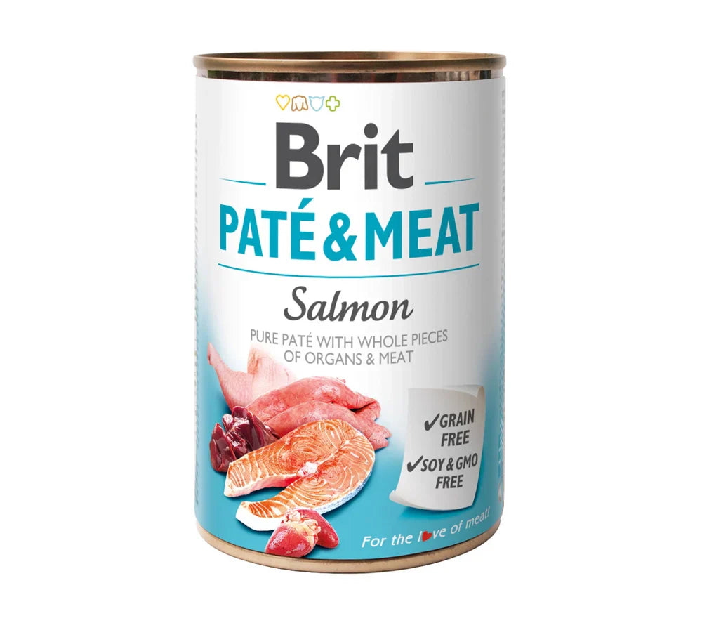 Brit Care Dog Adult Paté & Meat Salmon 400 g