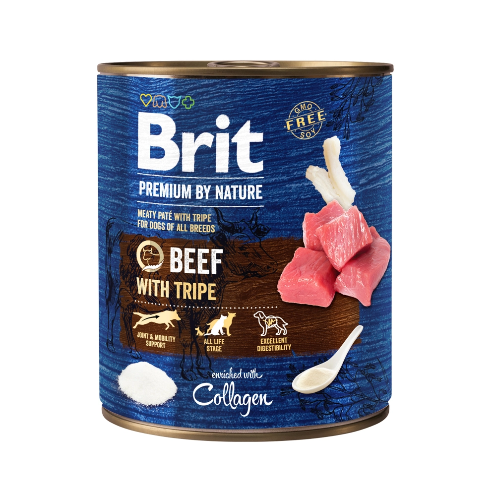 Brit Premium by Nature Beef with Tripes 800g