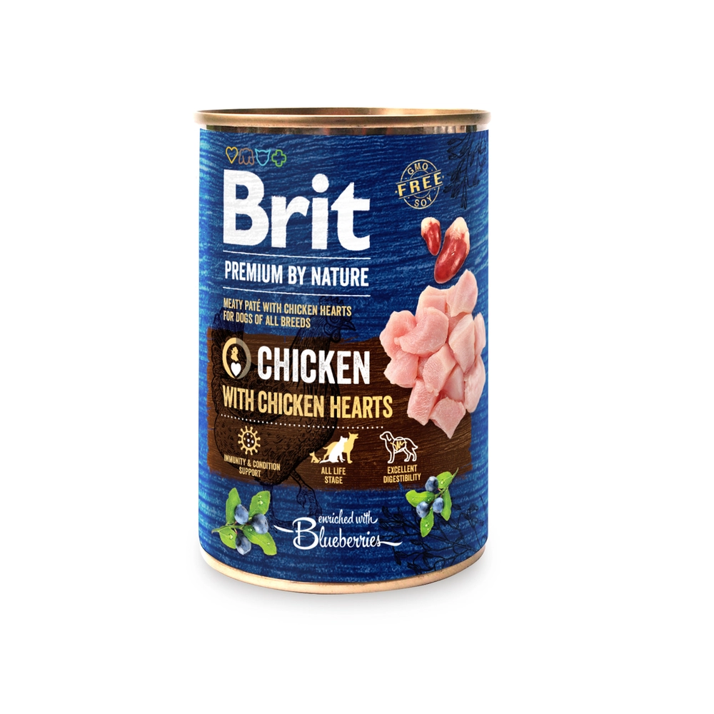 Brit Premium by Nature Chicken With Chicken Hearts 400g