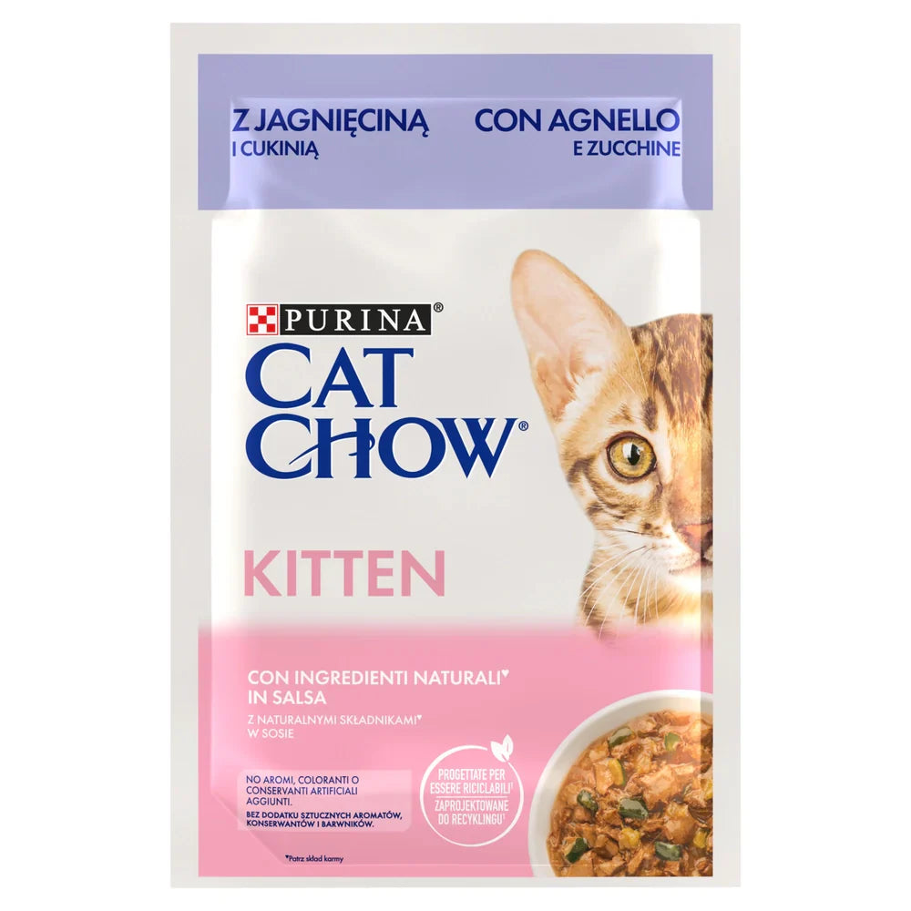 Purina Nestle Kattmat - PURINA Cat Chow Cat Chow Lamm och zucchini i sås 26x85g