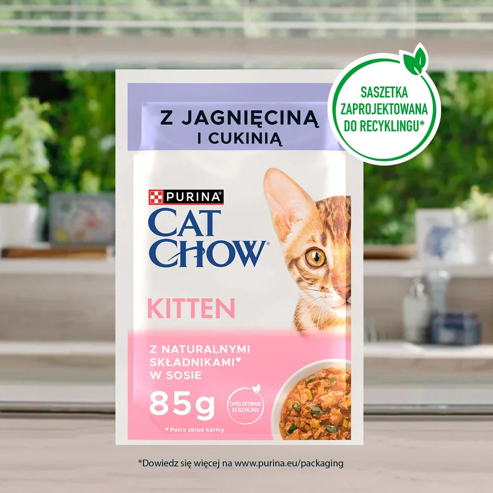 Purina Nestle Kattmat - PURINA Cat Chow Cat Chow Lamm och zucchini i sås 26x85g