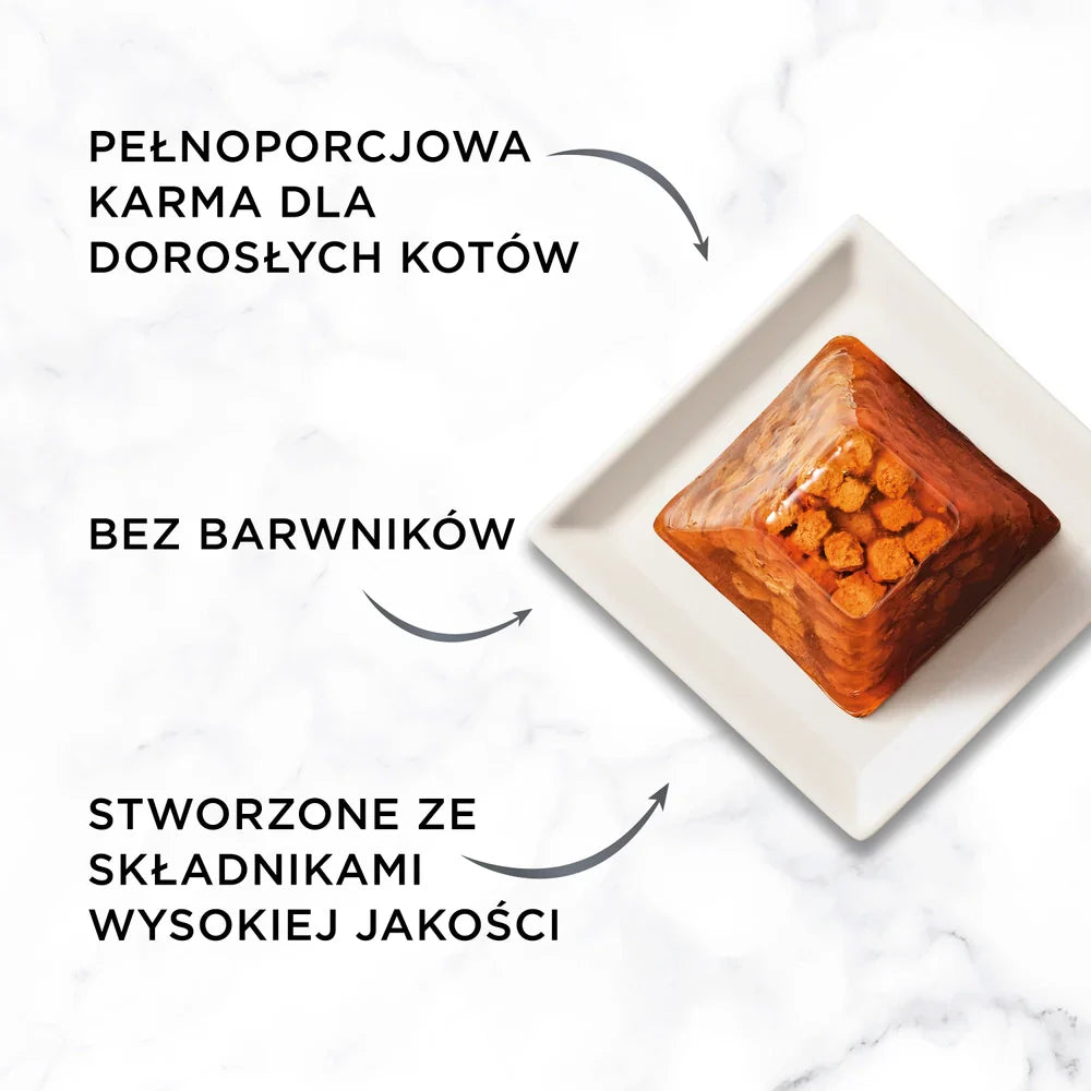 Purina Gourmet Revelations Delikata Bitar i Gelé med Lax 2x57g