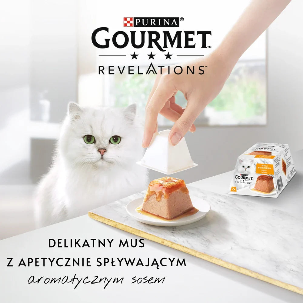 GOURMET Revelations Mousse med Kyckling i en Kaskad av Sås 2x57g