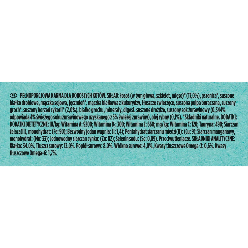 PURINA One Dual Nature Sterilized Lax & tranbär 750 g