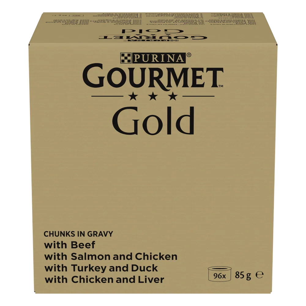 Purina Gourmet Gold Bitar i sås mix 96x85g