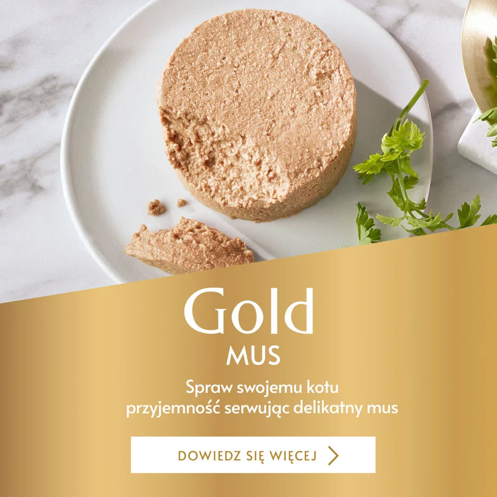 Purina Gourmet Gold Mus mix 96x85g (nötkött, kanin, lamm, kalv)