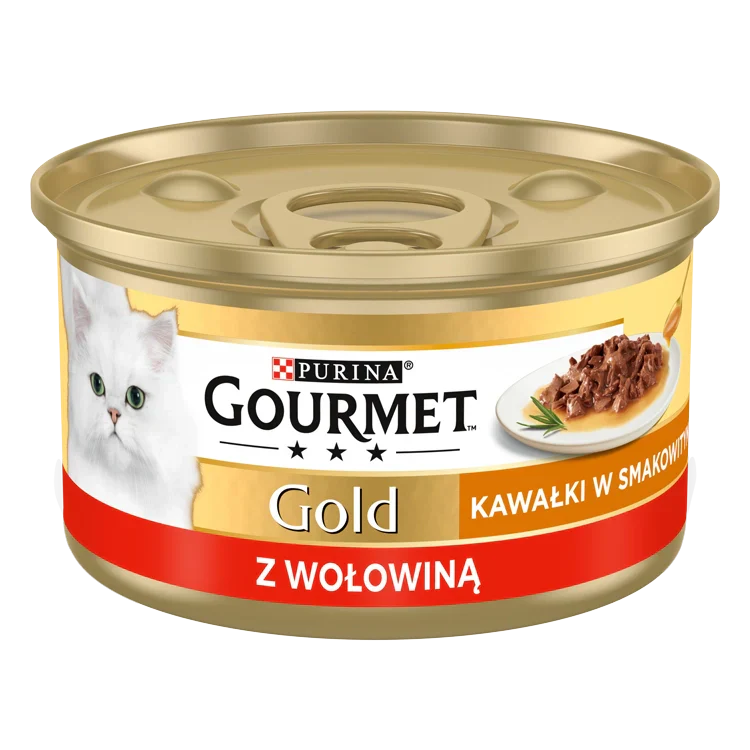 Purina Gourmet Gold Sauce Delight med nötkött 85g