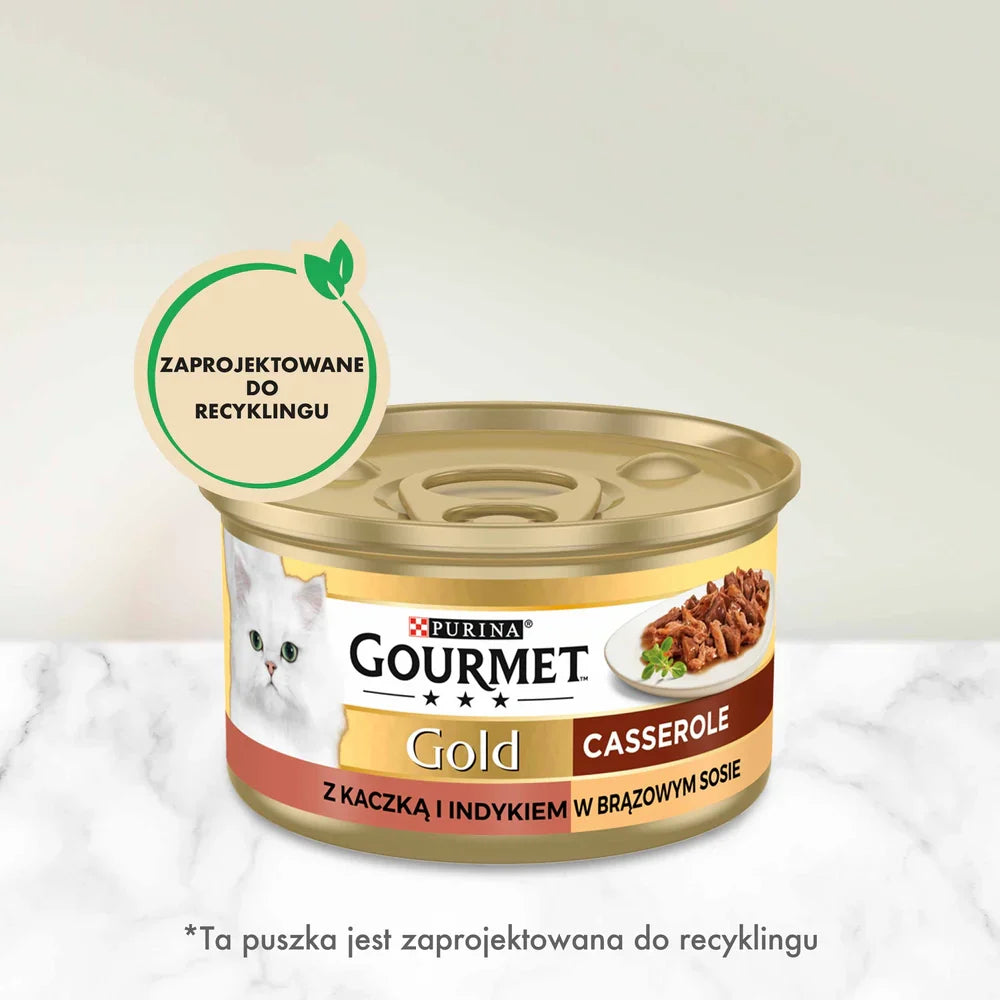 Purina Gourmet Gold anka/kalkon i sås 85g
