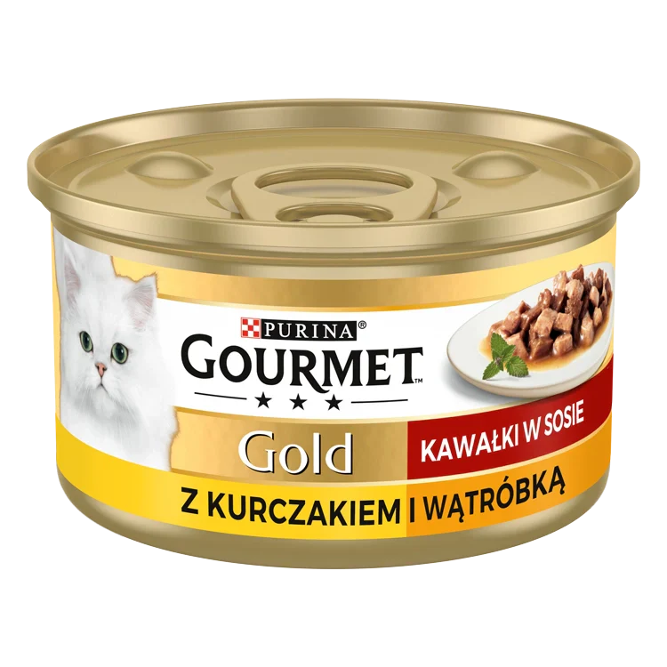 Purina Gourmet Gold kyckling/ lever i sås 85g