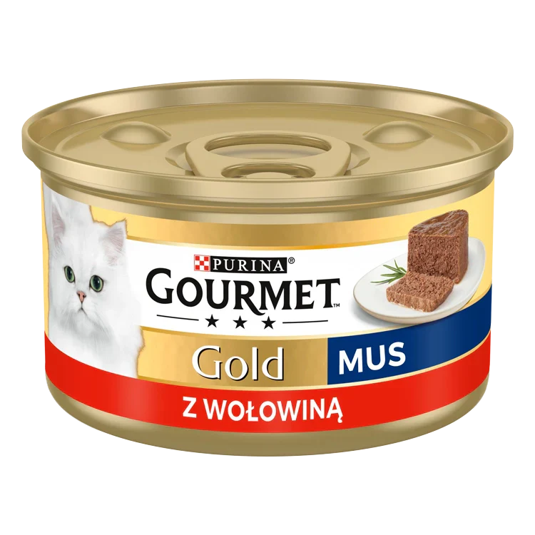 Purina Gourmet Gold mousse med nötkött 85g